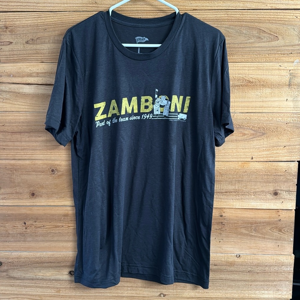 Zamboni t-shirt for the hockey fans, size large never worn